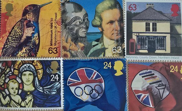 2nd Class Stamp Combinations - 2 Stamps - Just 54p!